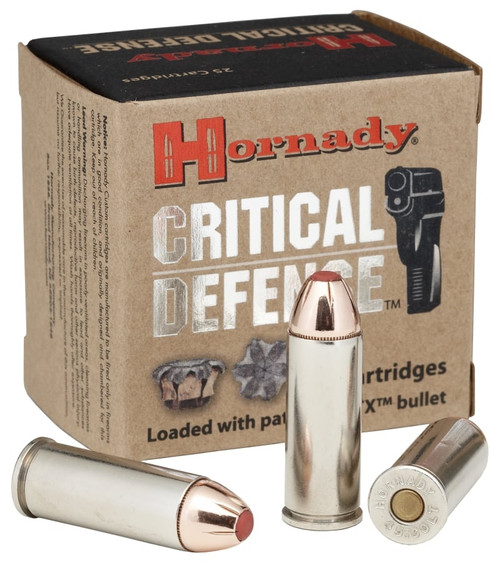 Hornady 90700 Critical Defense 44 S&W Spl 165 gr Flex Tip eXpanding 200 Rounds