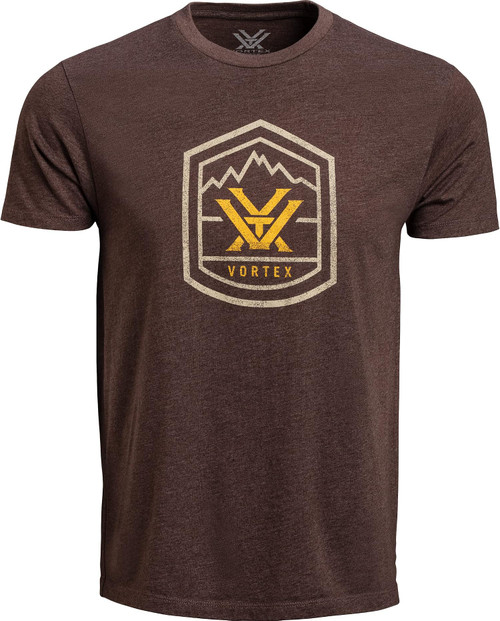 Vortex Optics Total Ascent Short Sleeve T-Shirt Brown Heather XXXL