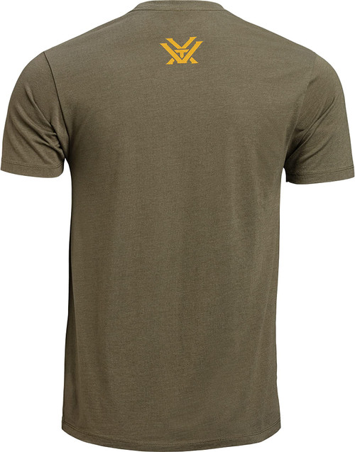 Vortex Optics Trigger Press Short Sleeve T-Shirt Military Heather XL Vortex Optics Trigger Press Short Sleeve T-Shirt Military Heather XL
