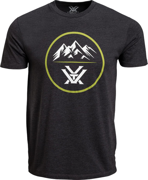 Vortex Optic Three Peaks Short Sleeve Shirt Black/Green XL 121-10-BLKXL
