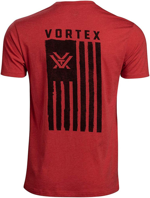 Vortex Optics Salute Short Sleeve Shirt Red Heather 3X-Large 121-14-REH3X