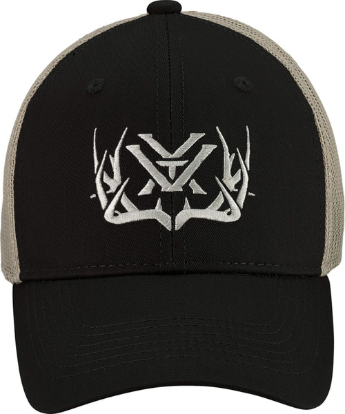 Vortex Optics Full Tine Snap Back Cap One Size Fits Most Black 220-32-BLK
