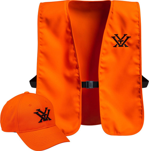 Vortex Optic Blaze Orange Vest/Hunting Hat Combo One Size 220-74-BLZ