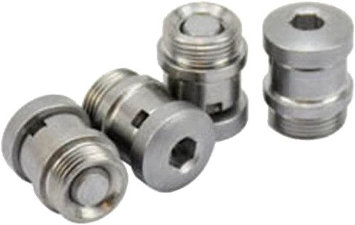 Kimber 1911 Stainless Steel Hex Head Grip Screws & Bushing Set Of 4 Kimber 1911 Stainless Steel Hex Head Grip Screws & Bushing Set Of 4