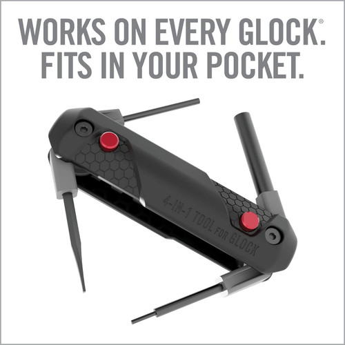 Real Avid 4-in-1 Tool For Glock Push Button Armorer Multi-Tool - AVGLOCK41