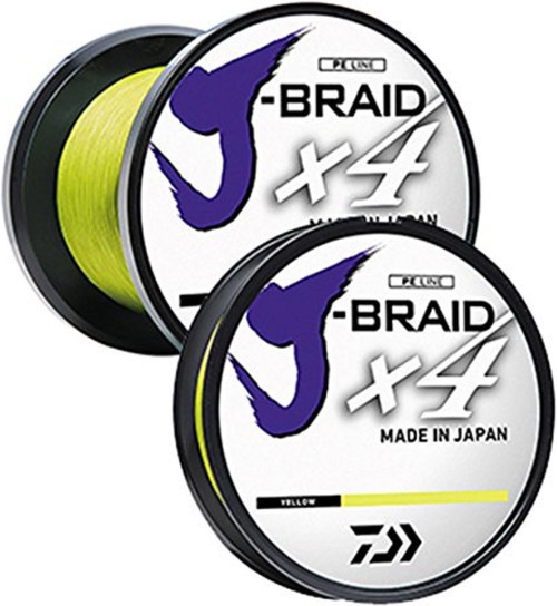 Daiwa J-Braid Fuller Spool Yellow 4XMono Dia.=20lb 270m/300yd(0.21mm)