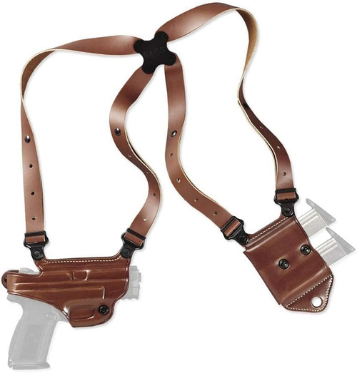 Galco Miami Classic II RH Tan Shoulder Holster Comp. S&W M&P Shield 9/40