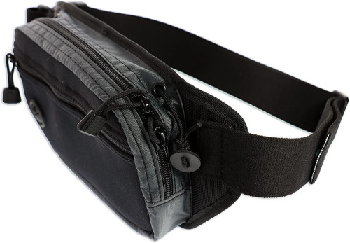 Galco Fastrax Pac Waistpack Subcompact Ambidextrous Gray/Black - FTPGBS