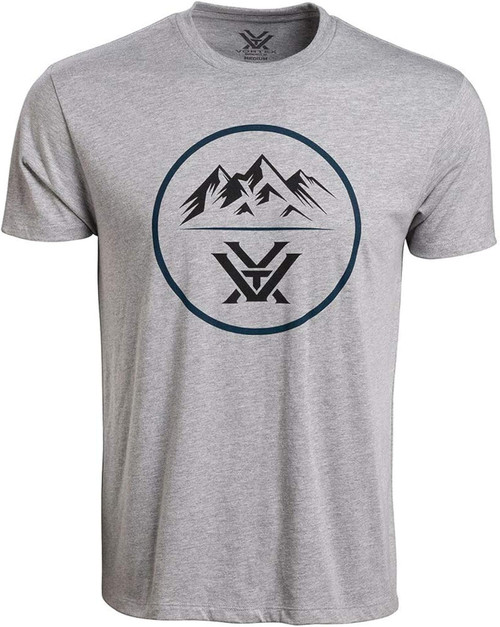 Vortex Optics Three Peaks Short Sleeve Shirt - Grey Heather - X-Large