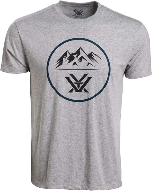 Vortex Optics Three Peaks Short Sleeve Shirt - Grey Heather - X-Large