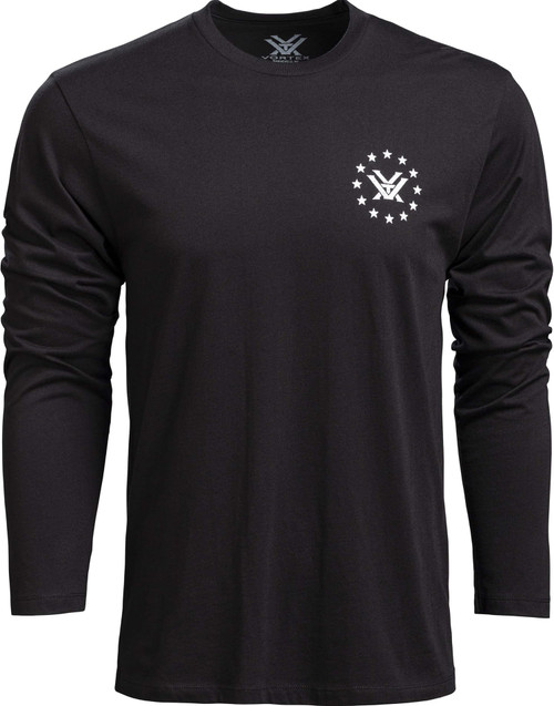 Vortex Optics Salute Long Sleeve Shirts - Black - Large Vortex Optics Salute Long Sleeve Shirts - Black - Large