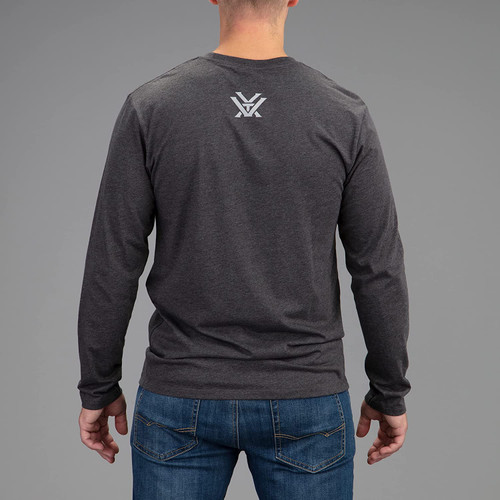 Vortex Optics Core Logo Long Sleeve Shirts -Charcoal Camo Heather- XX-Large
