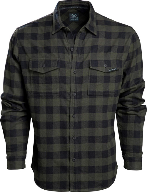 Vortex Optics Timber Rush Flannel Shirt - Forest - Large
