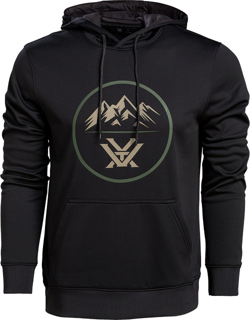 Vortex Optics 3 Peaks Performance Hoodies - Black - XX-Large