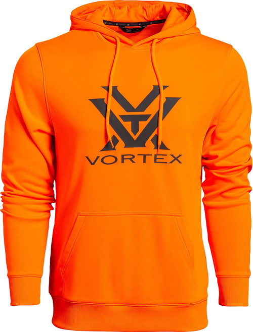 Vortex Optics Core Logo Performance Hoodies - Blaze Orange - Large
