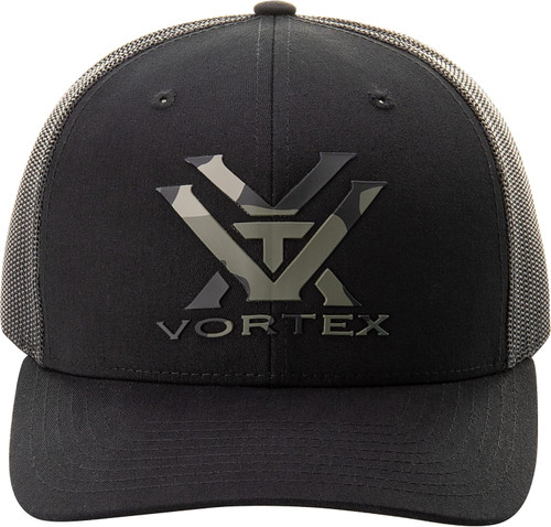 Vortex Men Camo Punch Snap Back Cap - Black - One Size