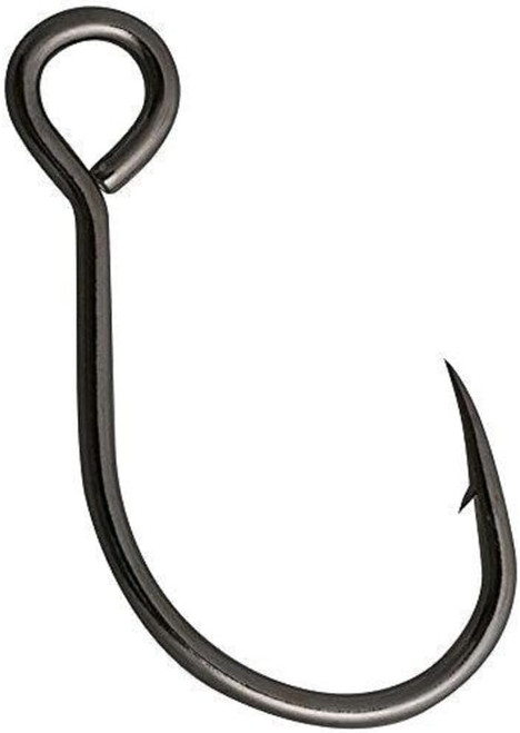Owner American Single Replacement Hook 1X Sz2/0 Black Chrome 3-Pack