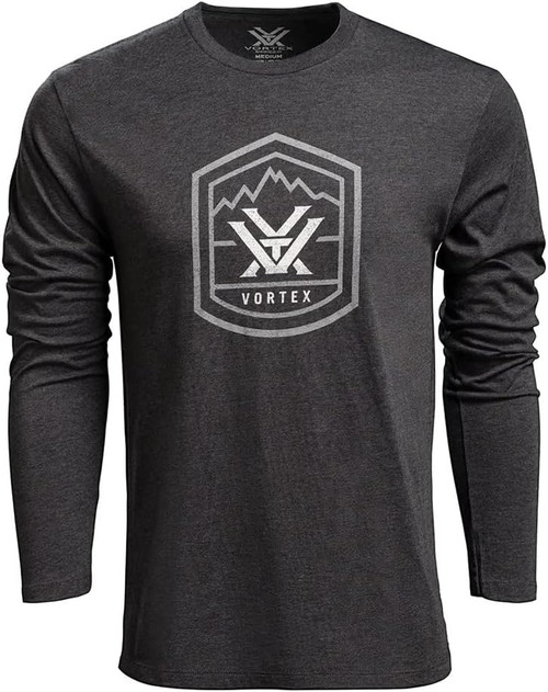 Vortex Optics Total Ascent Long Sleeve Shirts - Charcoal - X-Large