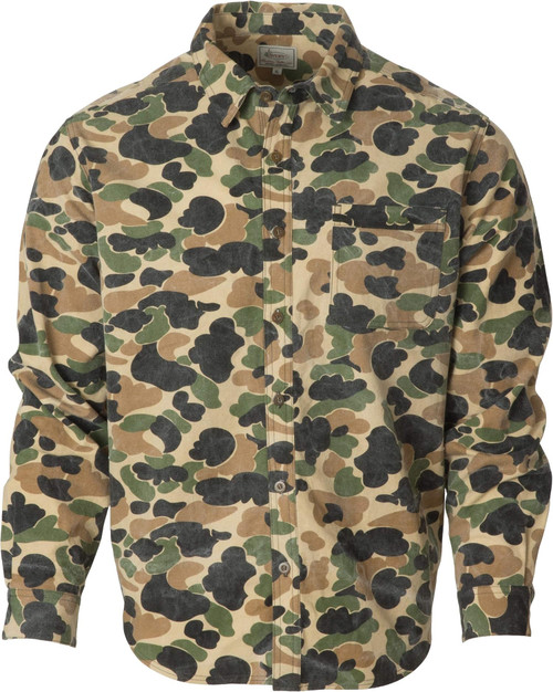 Avery Heritage Collection Chamois Shirt - Old School Camo-L