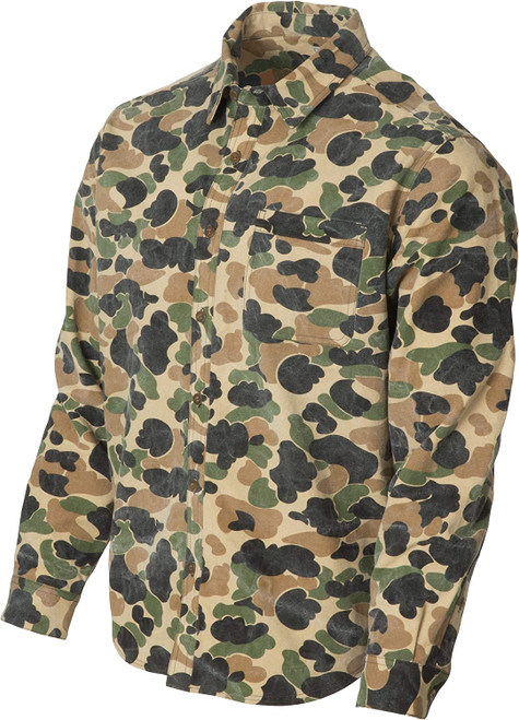 Avery Heritage Collection Chamois Shirt - Old School Camo-M