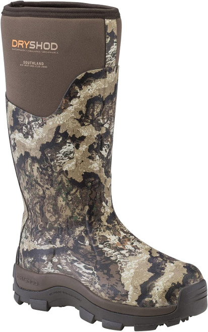 Dryshod Men Southland Waterproof Rubber Boot Veil Whitetail -STH-MH-CM-10