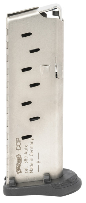 Walther CCP MS 380ACP 8 Round Stainless Steel Magazine - 50862002