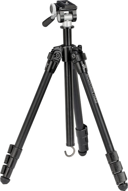 Vortex Optic Mountain Pass Tripod Kit Aluminum Tri-Pod & Pin Head-TR-MTP