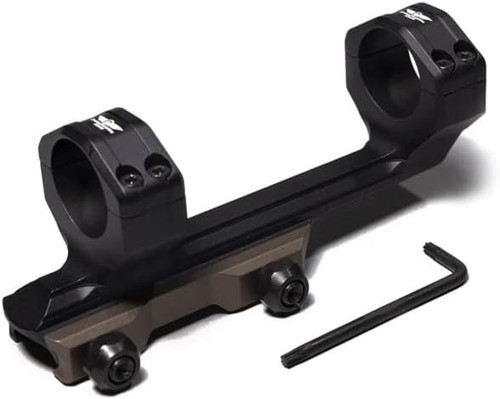 Christensen Arms Cantilever Scope Rings 0 MOA Black/Burnt Bronze 1in