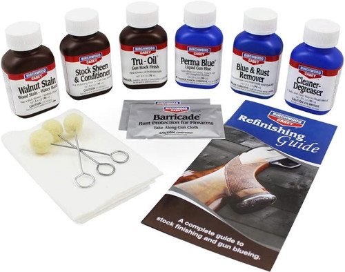 Birchwood Casey Deluxe Perma Blue & Tru-Oil Complete Finishing Kit Multi