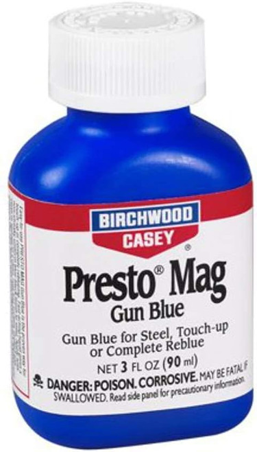 Birchwood Casey Presto Mag Liquid Gun Blue 3 Ounce Plastic Bottle