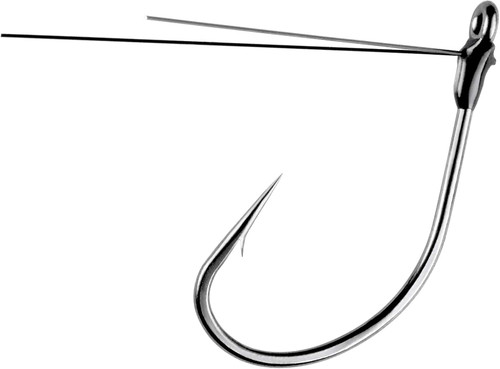 Owner American 4110-106 Weedless Sniper Finesse Hook Size 1 Silky Gray