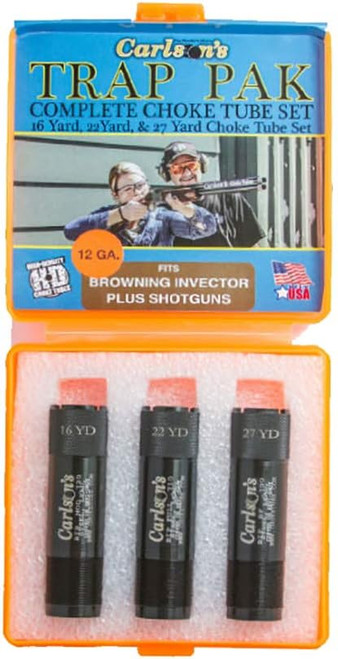CARLSON'S Trap Pak Choke Tube 12 GA Browning Invector Plus 3PK Mod-IM-Full