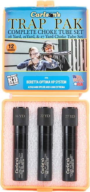 CARLSON'S Trap Pak Choke Tube 12 Gauge Beretta Optima HP 3Pk Mod-IM-Full