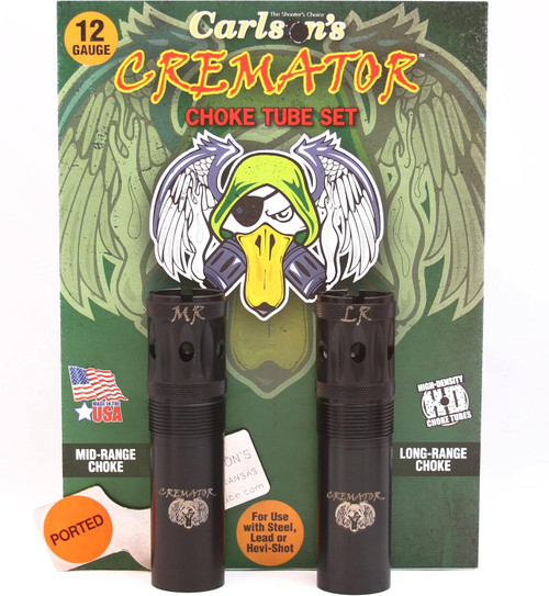 Carlson Cremator Ported Choke Tube Beretta Benelli Mobil 12GA MR/LR Black