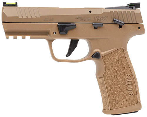 Sig Sauer 322C-COY-TACPAC P322 22LR 20+1 4" BBL Threaded Coyote OR