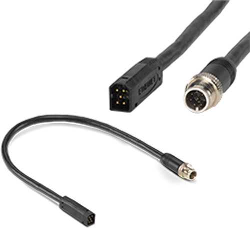 Humminbird AS EC QDE 12 Ethernet Adapter Cable, Black - 720074-12 USED