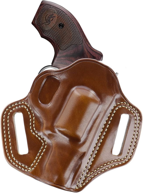 Galco Combat Master OWB Leather Holster Compatible Kimber K6S 2" Tan RH