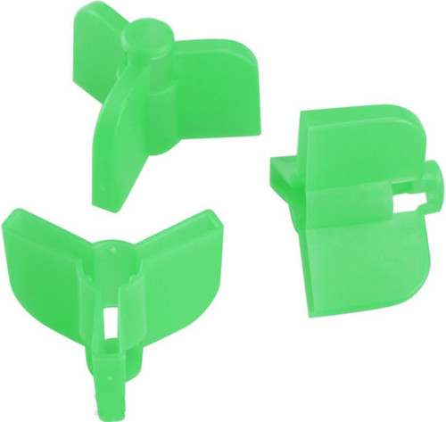 Owner Hooks Safety Caps For Treble Hooks 2L - 2/0-3/0-4/0-5/0 9Pk Green