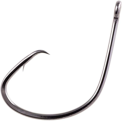 Owner Hooks Mutu Light Circle Super Needle Point 1/0 40Pk Black Chrome