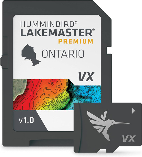 Humminbird LakeMaster Premium Ontario V1 One Boat Network VX Technology
