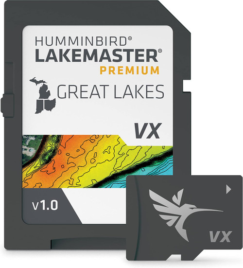 Humminbird LakeMaster Premium Great Lakes V1 One Boat Network VX Technology