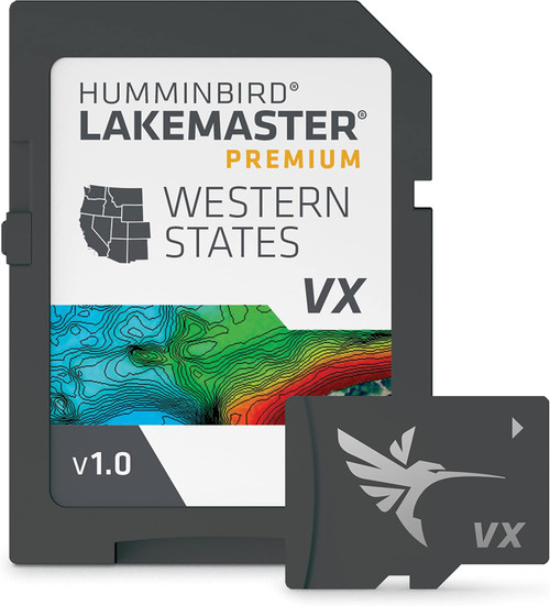 Humminbird LakeMaster Premium Western State V1 One Boat Ntwrk VX Technology
