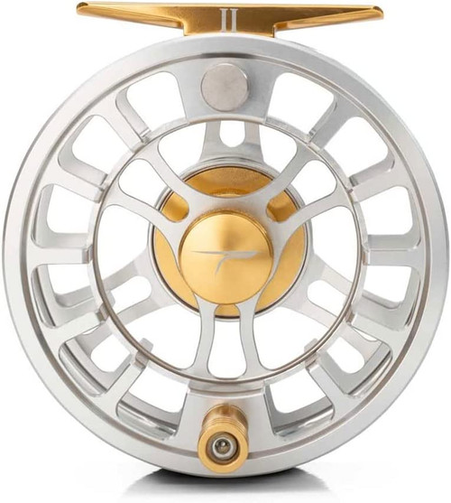Temple Fork Outfitters NTR III Large Arbor Fly Reel Clear/Gold CNC Aluminum