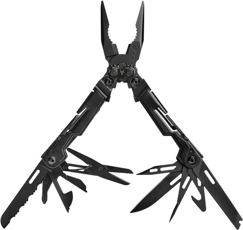 SOG PowerPint Mini Multi-Tool 18 Lightweight Specialty Utility Tools -Black
