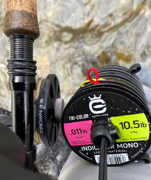 Cortland Indicator Mono Leader Material .006" 5.5lb 50ft/15.24m Spool