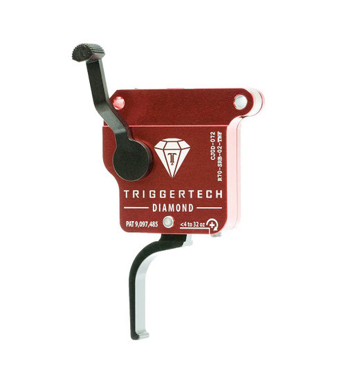 Trigger Tech Rem 700 Diamond Flat Clean Clone Action RH Red-R70-SRB-02-TNF