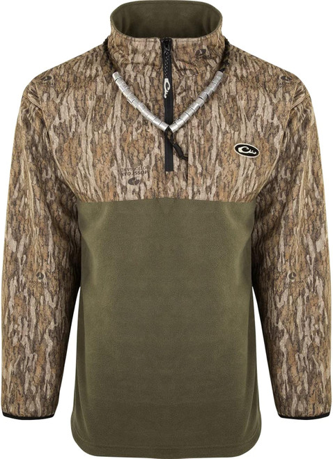 Drake Waterfowl MST 1/4 Zip Refuge HS Eqwader Pullover Bottomland XXX-Large