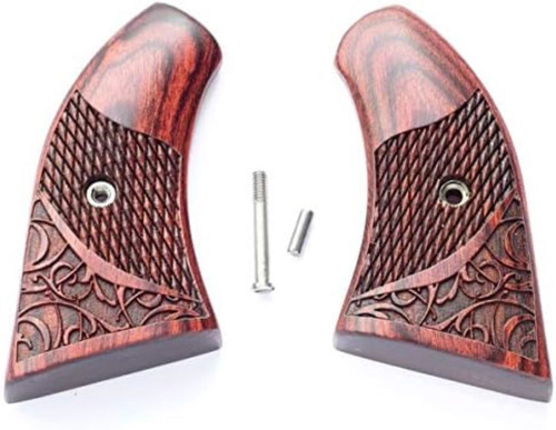 North American Arms Mini Revolver Boot Grips Magnum - Rosewood - GBG-M-ENG