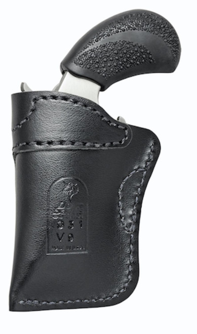 North American Arms DeSantis Pug IWB W/ Metal Clip - Black Leather -HIP-PUG