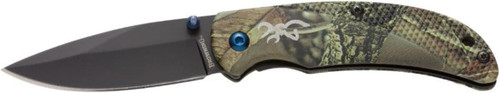 Browning Folding Liner Lock Stainless Steel Drop Point Camo - 3220344